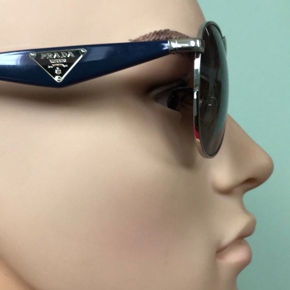 Prada Blue Aviator Sunglasses - Picture 3 of 11